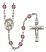 Our Lady of Providence Engravable Rosary with Amethyst Beads