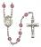 Maria Stein Engravable Rosary with Amethyst Beads