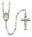 Our Lady of Prompt Succor Engravable Rosary with Crystal Beads