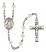 Saint Anthony of Egypt Engravable Rosary with Crystal Beads