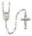 Saint Gianna Beretta Molla Engravable Rosary with Crystal Beads