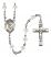 Saint Regina Engravable Rosary with Crystal Beads