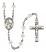 Blessed Emilee Doultremont Engravable Rosary with Crystal Beads