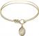 Miraculous Medal Bangle Bracelet