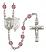 Divine Mercy Rosary with Amethyst Beads