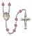 Our Lady of Czestochowa Rosary with Amethyst Beads