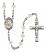 Madonna Del Ghisallo Engravable Rosary with Crystal Beads