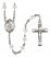 Saint Perpetua Engravable Rosary with Crystal Beads