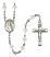 Saint Wenceslaus Engravable Rosary with Crystal Beads