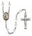 Saint Raymond of Penafort Engravable Rosary with Crystal Beads