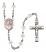 Saint Fidelis Engravable Rosary with Crystal Beads