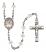 Blessed Emilie Tavernier Gamelin Engravable Rosary with Crystal Beads