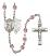 Divine Mercy Rosary with Light Amethyst Beads