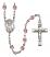 Saint Andrew Kim Taegon Engravable Rosary with Light Amethyst Beads