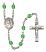 Our Lady of Czestochowa Rosary with Peridot Beads