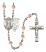 Divine Mercy Rosary with Pink Beads