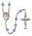 Our Lady of Czestochowa Rosary with Sapphire Beads