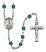 Saint Albert the Great Engravable Rosary with Zircon Beads