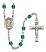 Saint Apollonia Engravable Rosary with Zircon Beads