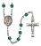 Santa Barbara Engravable Rosary with Zircon Beads