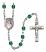 San Jose Engravable Rosary with Zircon Beads