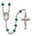 Saint Maria Faustina Engravable Rosary with Zircon Beads