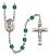 Saint Paul the Apostle Engravable Rosary with Zircon Beads