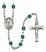 Saint Pio of Pietrelcina Engravable Rosary with Zircon Beads