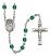 Holy Family Engravable Rosary with Zircon Beads