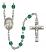 Our Lady of Perpetual Help Engravable Rosary with Zircon Beads