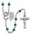 Saint John Paul II Rosary with Zircon Beads