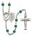 Pope Emeritace Benedict XVI Rosary with Zircon Beads