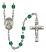 Saint Matilda Engravable Rosary with Zircon Beads