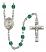 Saint Alice Engravable Rosary with Zircon Beads