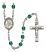 Blessed Pier Giorgio Frassati Engravable Rosary with Zircon Beads