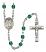 Blessed Karolina Kozkowna Engravable Rosary with Zircon Beads