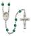 Our Lady of Good Counsel Engravable Rosary with Zircon Beads