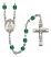 Our Lady of Victory Engravable Rosary with Zircon Beads