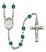 Saint Joseph Freinademetz Engravable Rosary with Zircon Beads