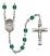 Saint Matthias the Apostle Engravable Rosary with Zircon Beads