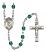 Saint Regina Engravable Rosary with Zircon Beads