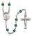 Saint Rafka Engravable Rosary with Zircon Beads