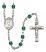 Saint Rose Philippine Duchesne Engravable Rosary with Zircon Beads