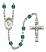 Saint Peter Canisius Engravable Rosary with Zircon Beads