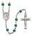 Saint Lydia Purpuraria Engravable Rosary with Zircon Beads