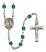 Our Lady of Kibeho Engravable Rosary with Zircon Beads