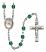 Blessed John Henry Newman Engravable Rosary with Zircon Beads