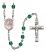 Saint Fidelis Engravable Rosary with Zircon Beads