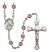 Our Lady of Providence Engravable Rosary with Amethyst Beads