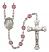 Our Lady of the Railroad Engravable Rosary with Amethyst Beads